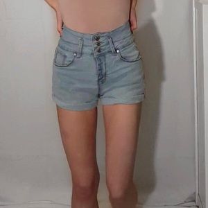 High-waisted Jean Shorts